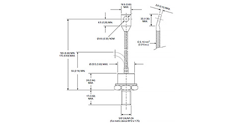 VS-150UR100D Dimensions