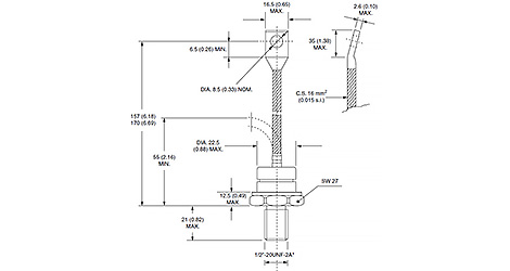 VS-SD200R20PC Dimensions