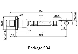 Rectifier diode dimensions