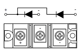 ダイオードモジュールの回路図
