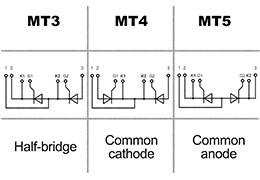 SCR サイリスタモジュール MT5-160-36-C1 サイリスタモジュール MT5-160-36-C1