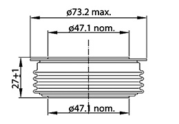 D95-2500-24 Dimensions