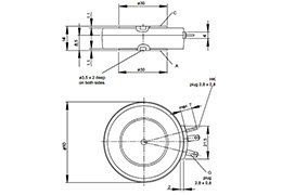 Thyristor T828N Outline