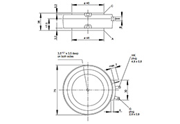 Thyristor T1189N Outline