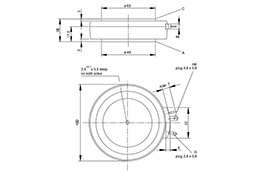 Thyristor T2159N Outline