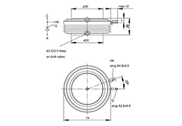 Thyristor T730N Outline