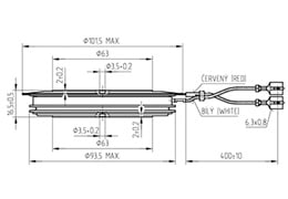 T 989C-3430-16 Dimensions